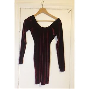 🔥 American Apparel Holiday Velvet Dress